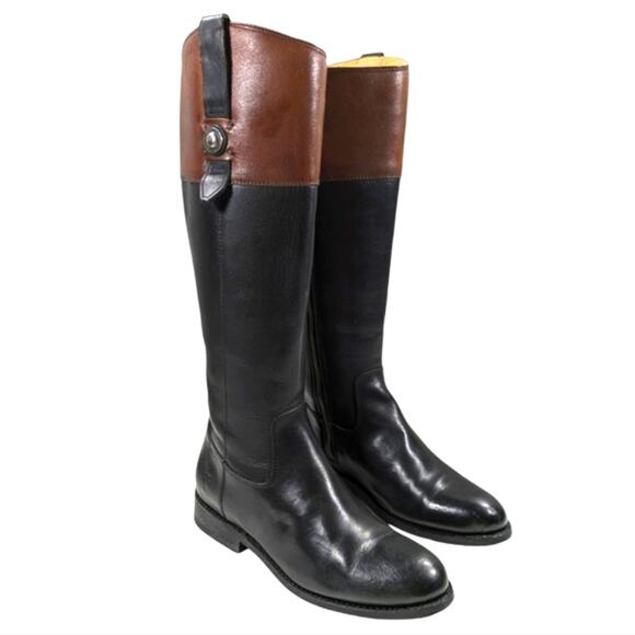 Frye Jayden Button Tall Riding Boots GUC $398 Size 7B   S3080 - Picture 1 of 11